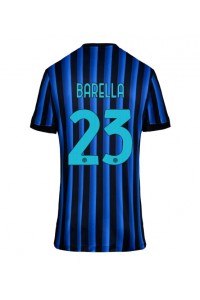 Inter Milan Nicolo Barella #23 Jalkapallovaatteet Naisten Kotipaita 2025-26 Lyhythihainen